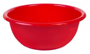 Миска 2,1л МИКС пластик(1/22)