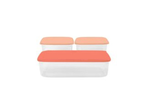 Набор контейнеров "КЛАССИКА" 3шт (2л+ 2шт 0,6л),пласт.(1/12)