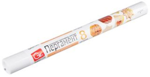 Пергамент д/выпечки 38см*8м GRIFON в пленке (1/30/48)