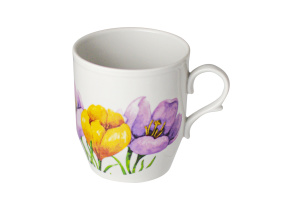 Кружка 350 мл Русское поле Крокусы (фарфор) , р.4, С22 (24)