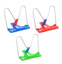 Подставка д/книг ПРОМО (пластик, металл) (в пакете) (3цв) (1/50)