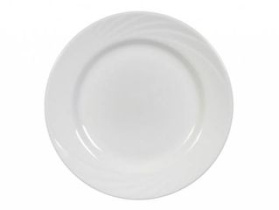 Тарелка мел 12.5см БЕЛЬЕ фарф.(20)