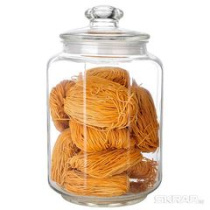Банка для сыпучих продуктов с крышкой 3,0л LATTINA (стекло) (1/12)