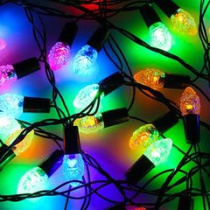 Гирлянда электр. "Шишки" 10 м, 100LED, 8реж.,мульти ПВХ провод 220В СНОУ БУМ (1/50)