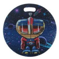 Ледянка мягкая, круглая, с рисунком, пенополиэтилен, 40x0,8см BY Вселенная (10/50)