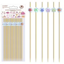 Шпажки для канапе 24шт "Ромашки" (10/120)