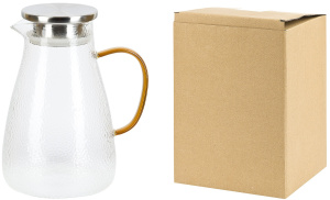 Кувшин 1800мл с крышкой-фильтром п/у бор.стекло(1/24)