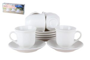 Набор кофейный 100мл Классика (фарф.)  п/уп (1/16)