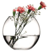 Ваза Flora h= 79мм d=99мм стекло(12)