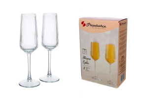 Бокал 195мл 2 шт. АЛЛЕГРА ОПТИК (утонченная кромка) (1/6)