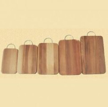 Доска разделочная б/желоба 40*25см мет/руч (бук) (1/10)