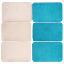 Коврик велюровый "Плитка" 35*55см  (3диз) (полиэстер) VETTA (1/6/60)